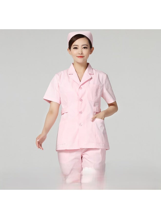 Women's Elastic Doctor Nurse Surgical Gown Work Clothes - Image 1